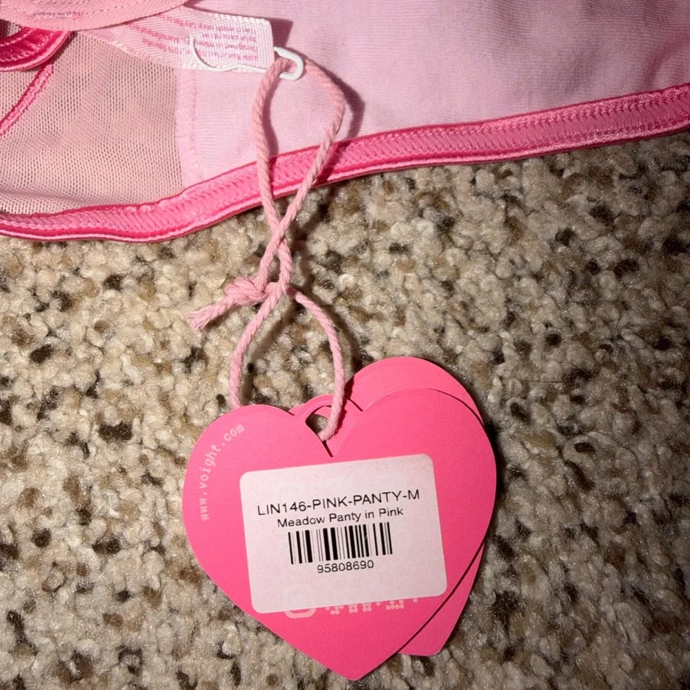 Voight Meadow Bra Garter and Panty Lingerie Set NWT
